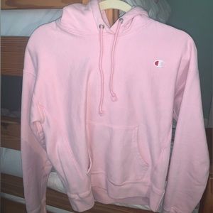 Pink champion hoodie